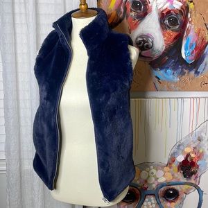 J CREW BLUE VEST SIZE XXS